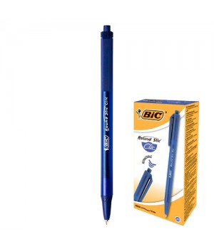 Ручка шариковая BIC Round Stic Clic синяя 1 шт. (3086123380417)