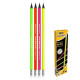 Олівець чорнографітовий з гумкою BIC Evolution Fluo1 шт (3086123425804)