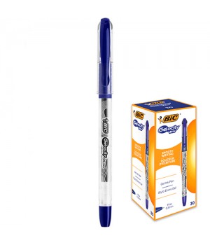 Ручка кулькова BIC Gelocity Stic синя 1 шт. (3086123546349)