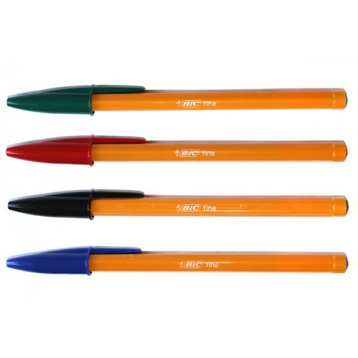 Ручки шариковые BIC Orange разноцветные 4 шт. (3086121601231)