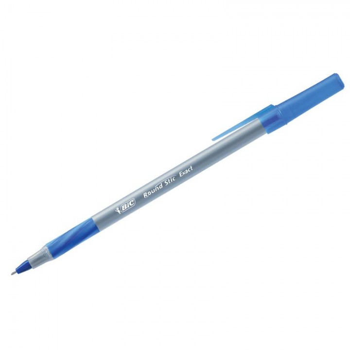 Ручки шариковые BIC Round Stic Exact синие 60 шт. (70330179240)