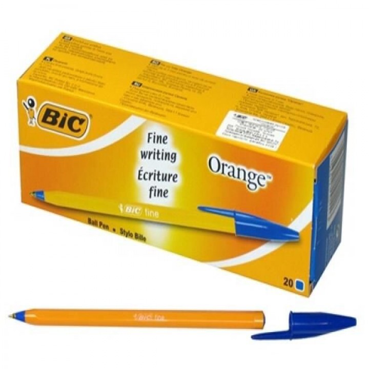 Ручки кулькові BIC Orange сині 20 шт. (70330101593)