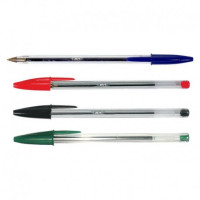 Ручки шариковые BIC Cristal разноцветные 4 шт. (3086121601033)