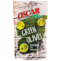 Оливки Oscar foods без кісточки, 185 г PET