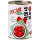 Томати Oscar foods очищені цілі у власному соку, 400 г ж/б ключ
