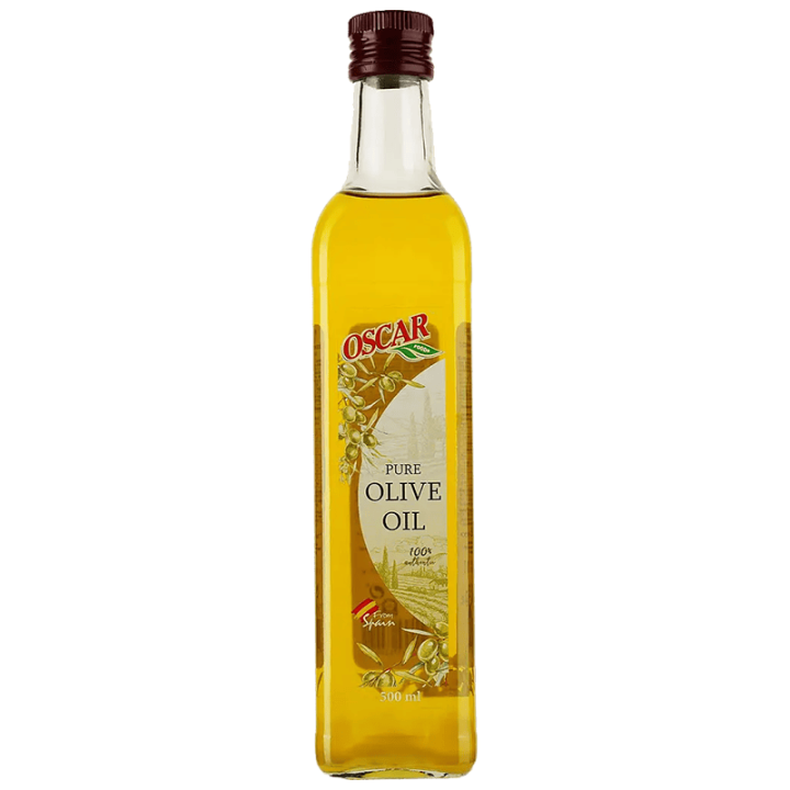 Олія оливкова Oscar foods рафінована з додаванням оливкової олії нерафінованої Pure, 250 мл скло