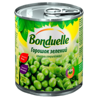Горошок Bonduelle зелений консервований, 200 г