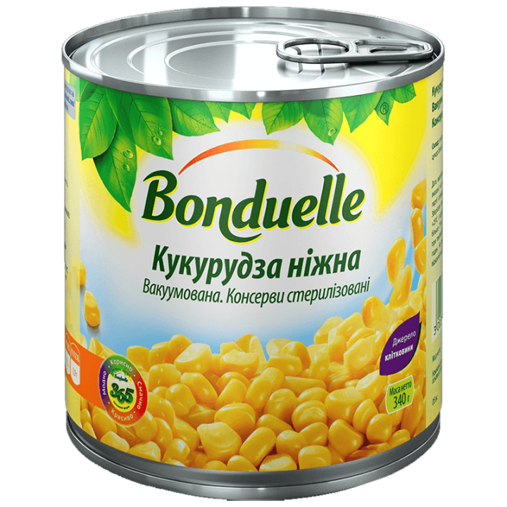 Кукурудза Bonduelle ніжна вакуумована, 340 г