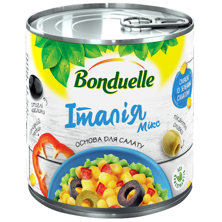 Овочева суміш Bonduelle Італія Мікс, 310 г