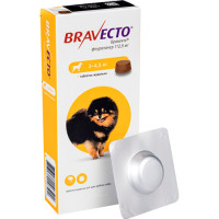 Bravecto - инсектоакарицидные таблетки Бравекто для собак Вес 2 - 4,5 кг, одна таблетка (8713184146502)