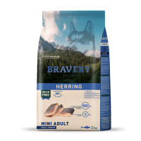 BRAVERY Herring Mini Adult - сухий корм для дорослих собак дрібних порід, з оселедцем, 2 кг
