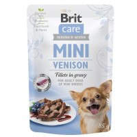 Brit Care Mini Pouch - консерви Бріт з філе дичини у соусі для собак дрібних порід 85 г (100915/100220/4456)