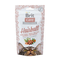 Brit Care Hairball - функциональное лакомство Брит Хеирболл с уткой для котов 50 г (111265/1395)