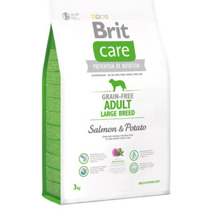 Brit Care Adult Large Breed Salmon & Potato - корм Брит для собак крупных и гигантских пород 12 кг