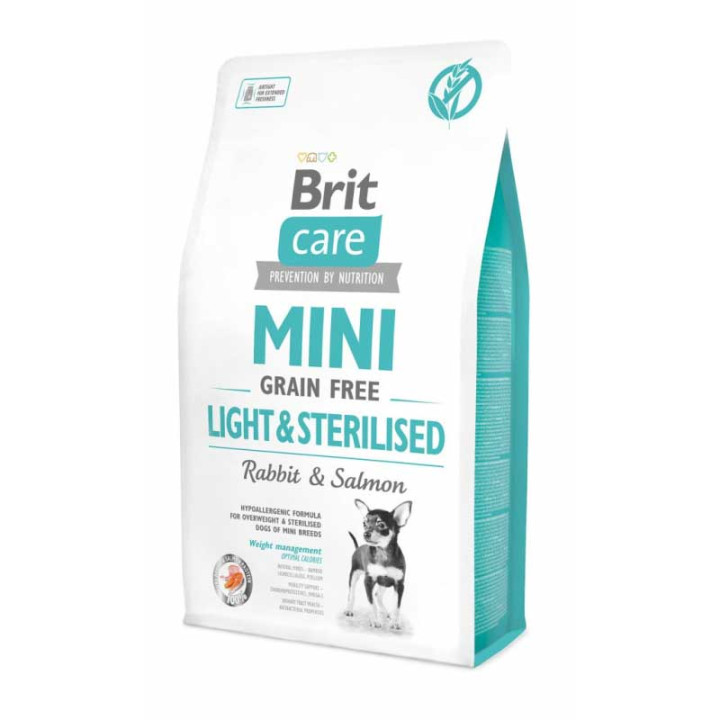 Brit Care GF Mini Light and Sterilised - корм Брит для собак мини-пород с избыточным весом 400 г (170786/1074)