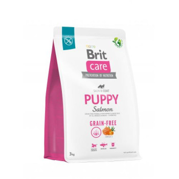 Brit Care GF Puppy Salmon - корм Брит беззерновой для щенков и молодых собак всех пород с лососем 3 кг (172194)