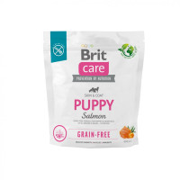Brit Care GF Puppy Salmon - корм Бріт беззерновий для цуценят і молодих собак усіх порід з лососем 1 кг (172193)