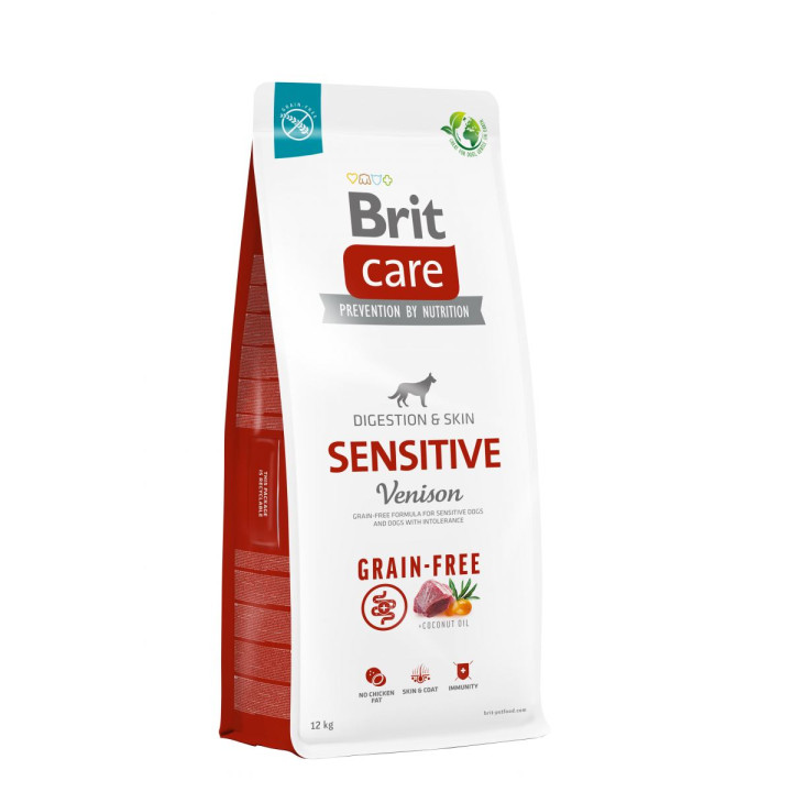 Brit Care Graine Free Sensetive - корм Бріт беззерновий для собак з чутливим травленням з олениною 12 кг Brit Care Graine Free Sensetive - корм Бріт беззерновий для собак з чутливим травленням з олениною 12 кг