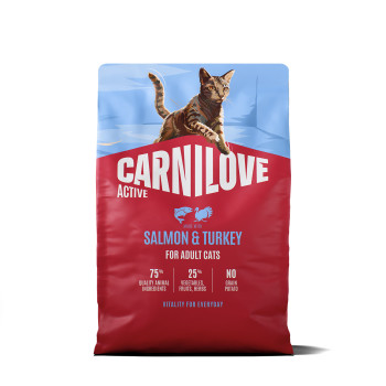Корм сухий Carnilove Active Salmon & Turkey для котів лосось та індичка 2 кг