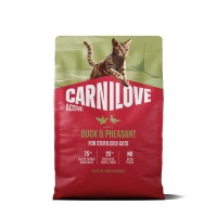 Корм сухой Carnilove Active Duck & Pheasant Sterilised для стерилизованных кошек утка и фазан 2 кг