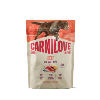 Корм сухий Carnilove True Fresh Beef для cобак яловичина 1,5 кг