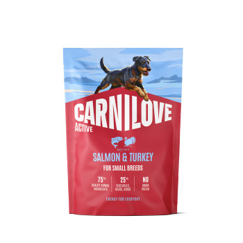 Корм сухий Carnilove Active Salmon & Turkey Small Breed для cобак малих порід лосось та індичка 1,5 кг