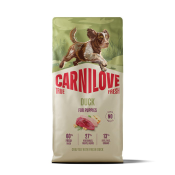 Корм сухий Carnilove True Fresh Puppy для цуценят качка 12 кг