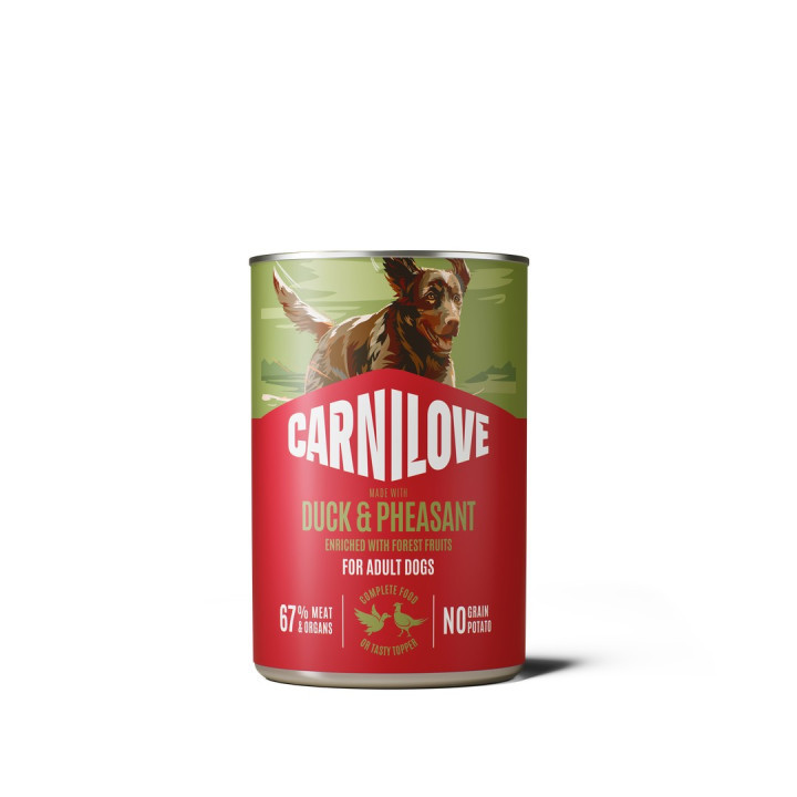 Корм влажный Carnilove Duck & Pheasant для собак паштет утка и фазан 400 г