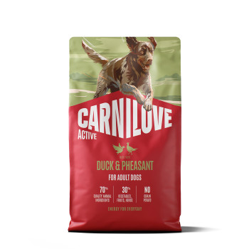 Корм сухий Carnilove Active Duck & Pheasant для cобак качка і фазан 4 кг