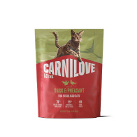 Корм сухой Carnilove Active Duck & Pheasant Sterilised для стерилизованных кошек утка и фазан 400 г