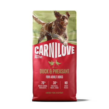 Корм сухий Carnilove Active Duck & Pheasant для cобак качка і фазан 12 кг
