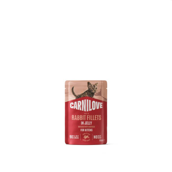Корм вологий Carnilove Jelly Rabbit with Marigold для котів кролик і календула в желе 85 г Корм вологий Carnilove Jelly Rabbit with Marigold для котів кролик і календула в желе 85 г