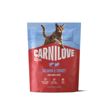 Корм сухий Carnilove Active Salmon & Turkey для котів лосось та індичка 400 г