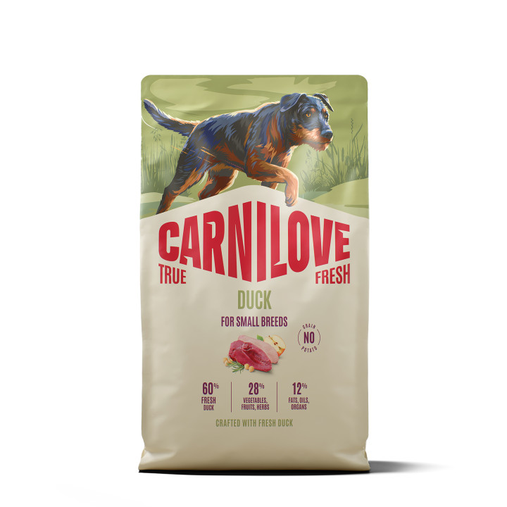 Корм сухий Carnilove True Fresh Duck Small Breed для cобак малих порід качка 4 кг