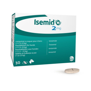 Сечогінний засіб для собак Ceva Isemid 2 мг ( 206мг)/30 таб