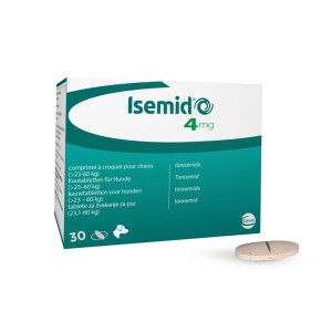 Сечогінний засіб для собак Ceva Isemid 4мг (412мг)/30 таб