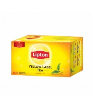 Чай чорний Lipton Yellow Label 50 шт. (4823084200021)