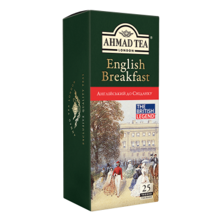 Чай чорний"Ахмад" English Breakfast 25х2 г