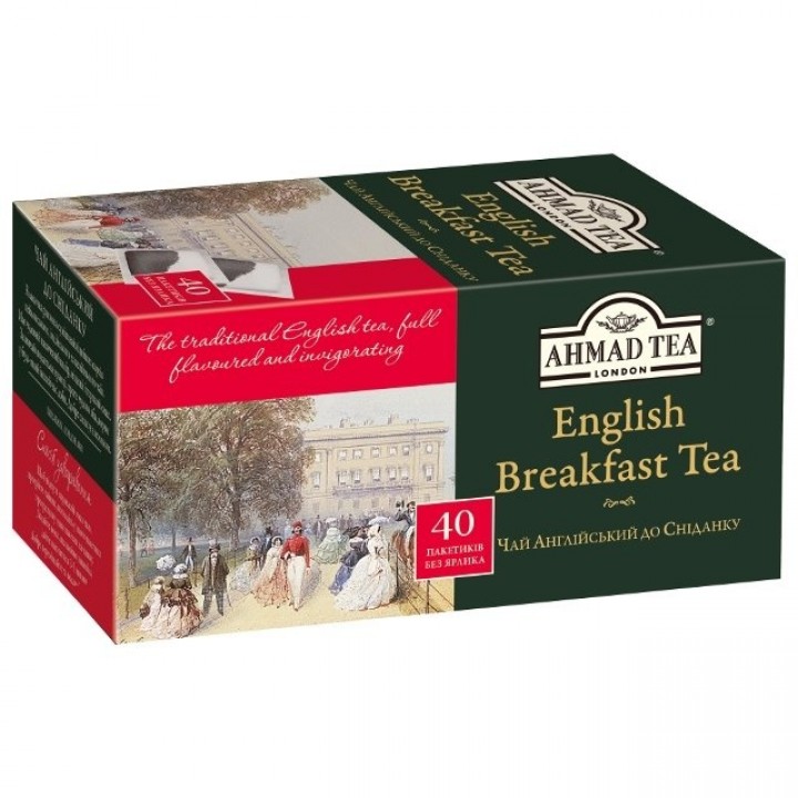 Чай чорний "Ахмад" English Breakfast 40х2 г