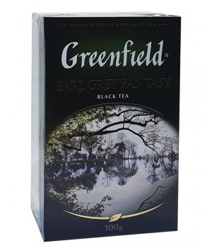 Чай чорний Greenfield Earl Grey Fantasy з бергамотом 100 г