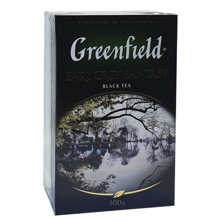 Чай черный Greenfield Earl Grey Fantasy с бергамотом 100 г