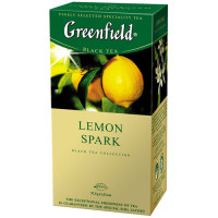 Чай черный Greenfield Lemon Spark с цедрой и ароматом лимона 25х1,5 г