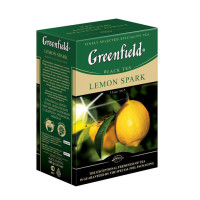 Чай черный Greenfield Lemon Spark с цедрой и ароматом лимона 100 г