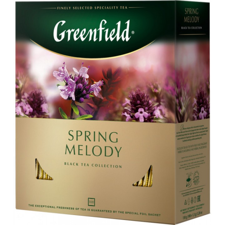 Чай чорний Greenfield Spring Melody 100х1,5 г