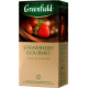Чай черный Greenfield Strawberry Gourmеt со вкусом клубники и шоколада 25х1,5 г