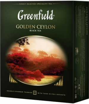Чай черный Greenfield Golden Ceylon 100х2 г