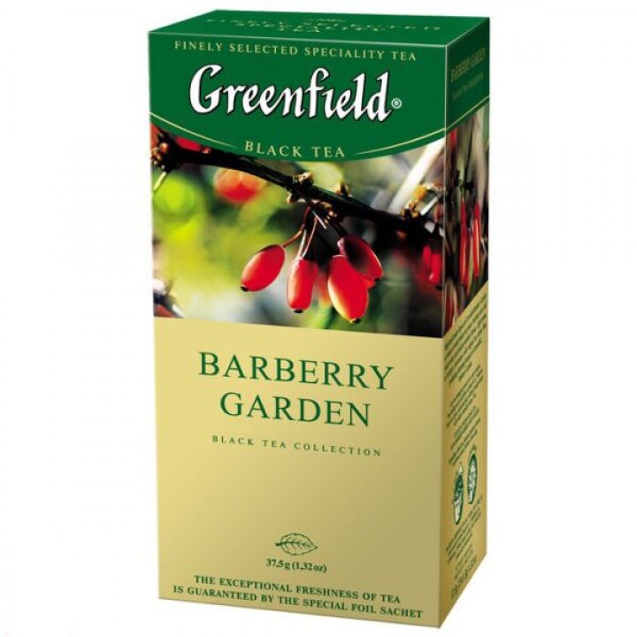 Чай черный Greenfield Barberry Garden 25х1,5 г