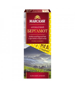 Чай чорний "Майський" з ароматом бергамоту 25х1,8 г