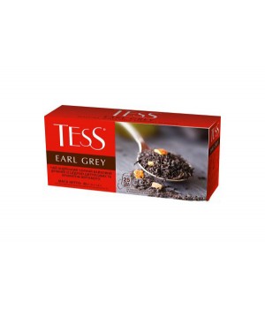 Чай черный Tess Earl Grey с бергамотом 25х1,8 г