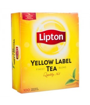 Чай чорний Lipton Yellow Label 100х2 г